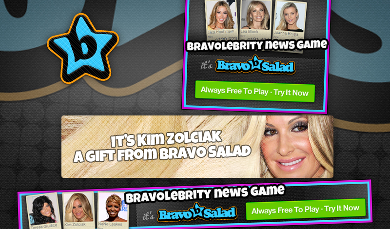 Assorted Bravo Salad banner ads